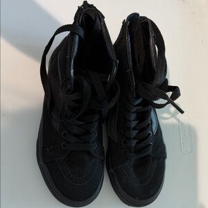 Vans Black High-Top Kids Sneakers 13 US